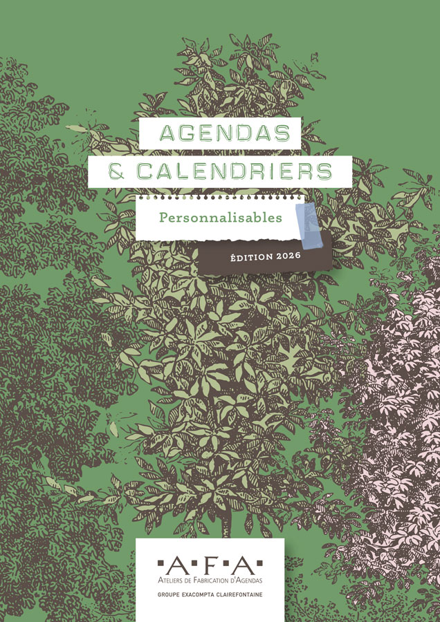 Couverture Catalogue agendas & Carnets 2026 Pour Calameo
